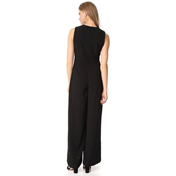 Zimmermann Baton Jumpsuit with Gold Bar in Black - Picture 3 of 8